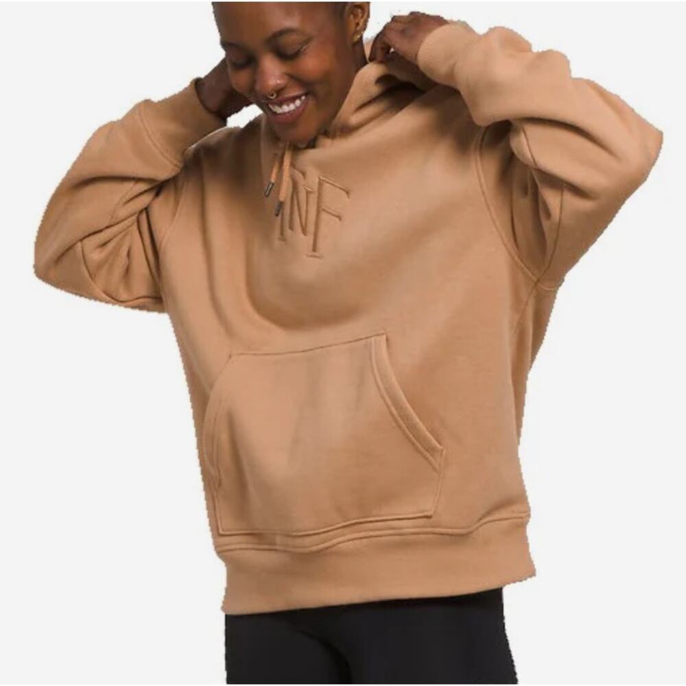 THE NORTH FACE Women’s Heavyweight Embroidered Logo Hoodie Almond Butter Medium
